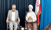دیدار رییس سازمان طبیعی کشور با امام جمعه شهرستان گنبد کاووس