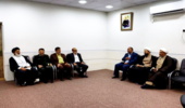 دیدار مسئول حوزه نمایندگی ولی فقیه در سازمان منابع طبیعی با نماینده ولی فقیه در خوزستان و امام جمعه اهواز