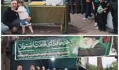 برپایی موکب عزاداری رهبر شهید در مرکز آموزش جوانشیر