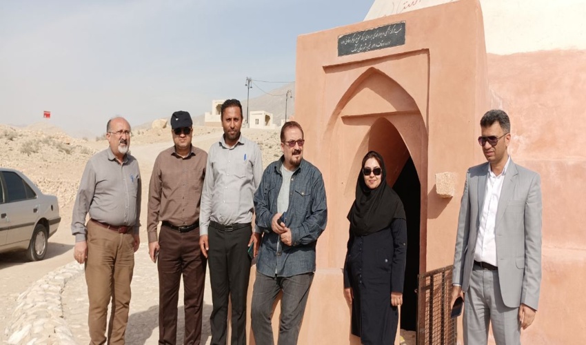 بازدید رئیس مرکز آموزشی جوانشیر همراه معاون مدیرکل و کارشناسان دفتر آموزش، ترویج و مشارکت های مردمی از پروژه های مشارکتی شهرستان بستک 