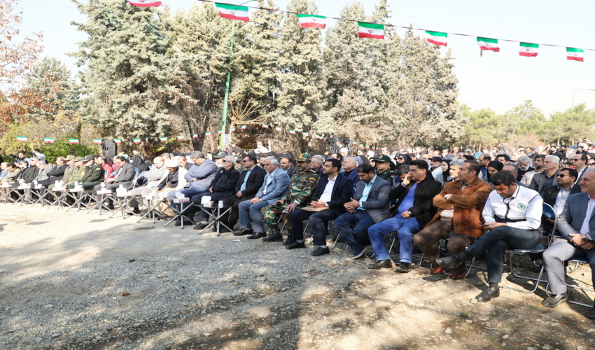  گزارش تصویری/مراسم درختکاری طرح مردمی کاشت یک میلیارد درخت در بوستان خرگوش دره