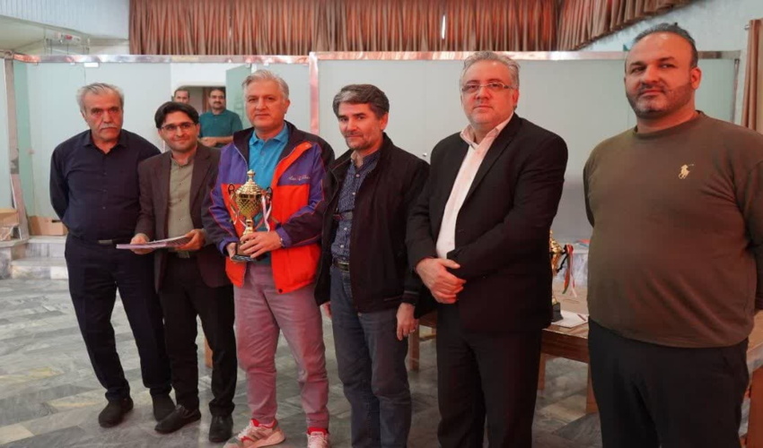 برگزاری مراسم تقدیر از تیم برگزیده فوتسال جشنواره ورزشی جام طرح کاشت یک میلیارد درخت در مرکز آموزش دکتر جوانشیر