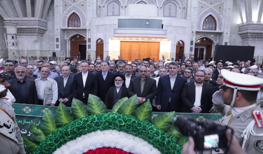  گزارش تصویری/تجدید بیعت مدیران و کارکنان وزارت جهاد کشاورزی با آرمان های امام راحل