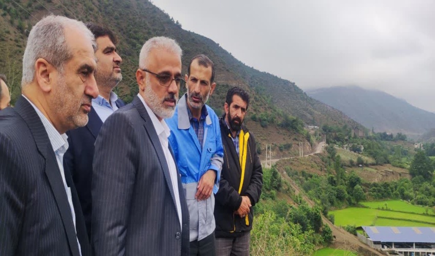 بازدید رئیس سازمان منابع طبیعی از مناطق سیل زده سوادکوه ساری