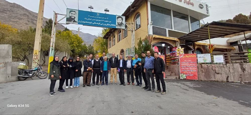 بازدید میدانی فراگیران دورۀ آموزشی چهارروزۀ «اصول طراحی و کنترل سیلاب» برگزار شده در مرکز جوانشیر از پروژۀ کنترل سیلاب